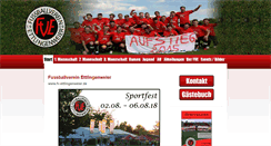 Desktop Screenshot of jugend.fv-ettlingenweier.de